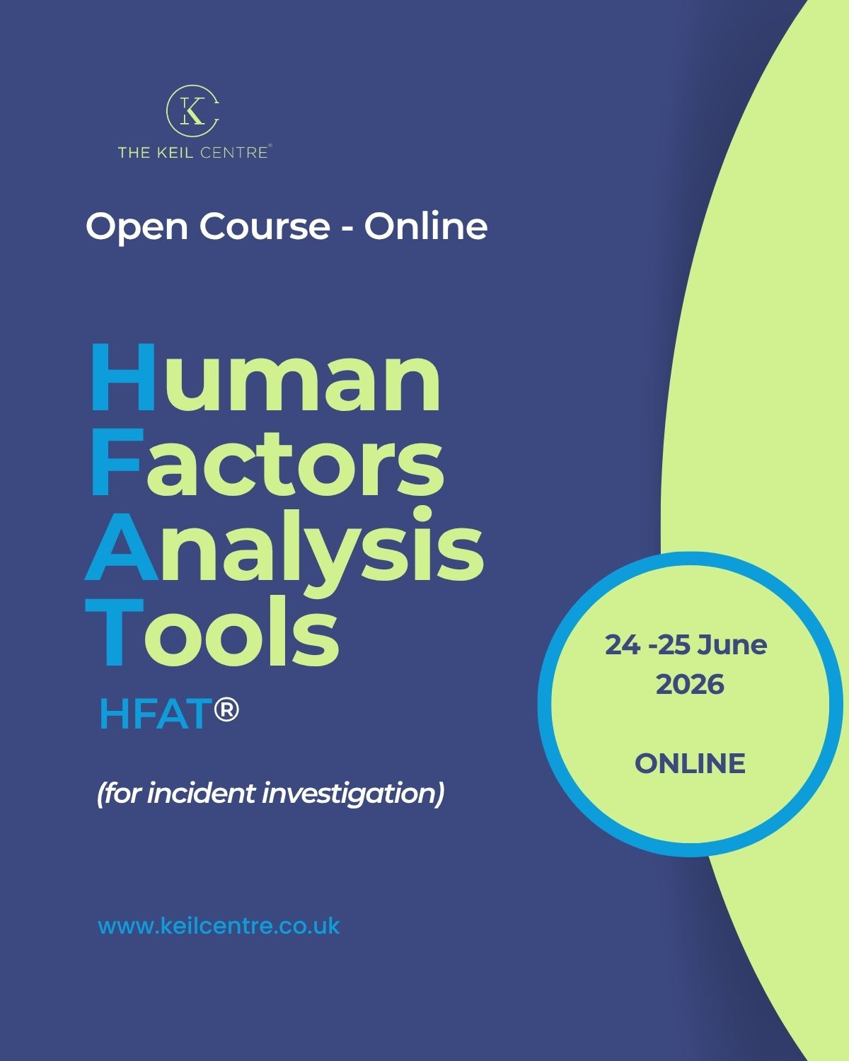 Upcoming Human Factors Analysis Tools (HFAT®) Courses